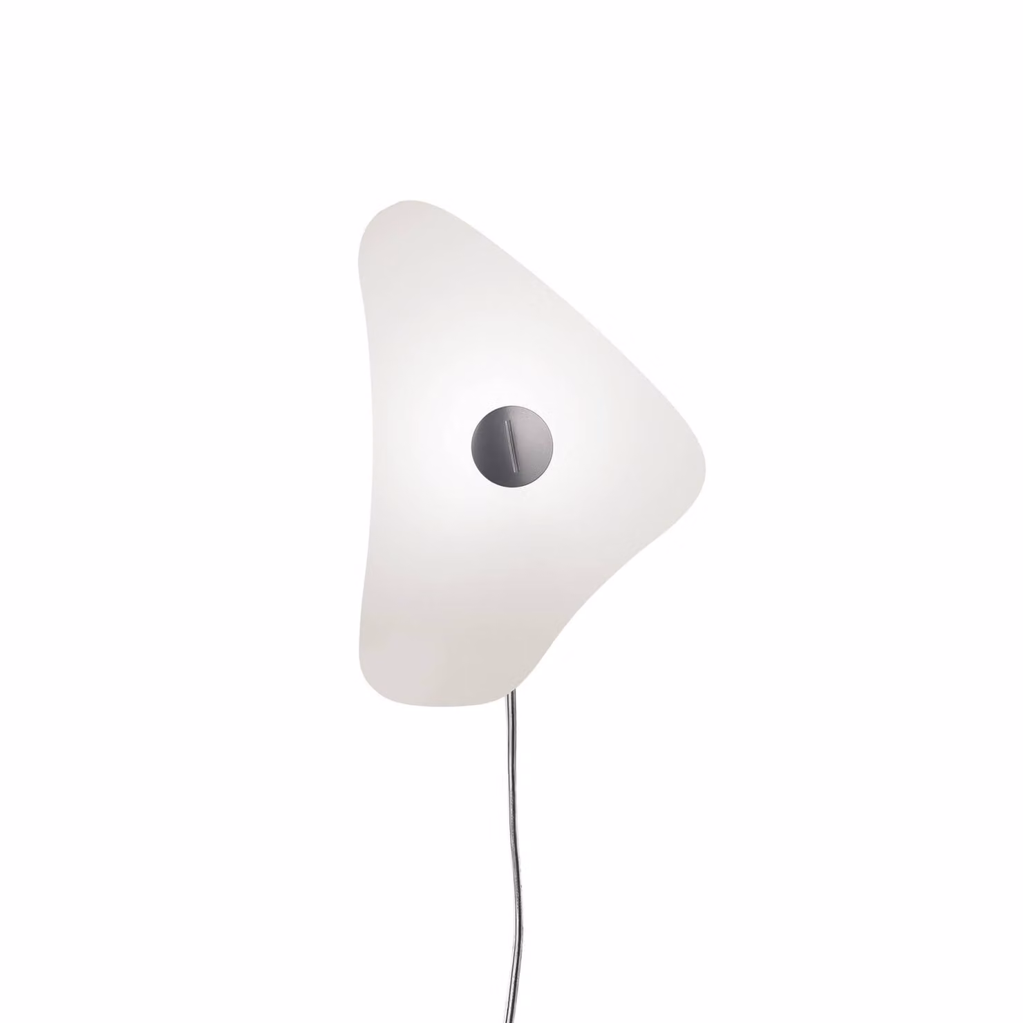 Foscarini Applique da parete di design Bit 4, Bianco / Opale, Soggiorno / Sala da pranzo, Vetro, Design, Applique