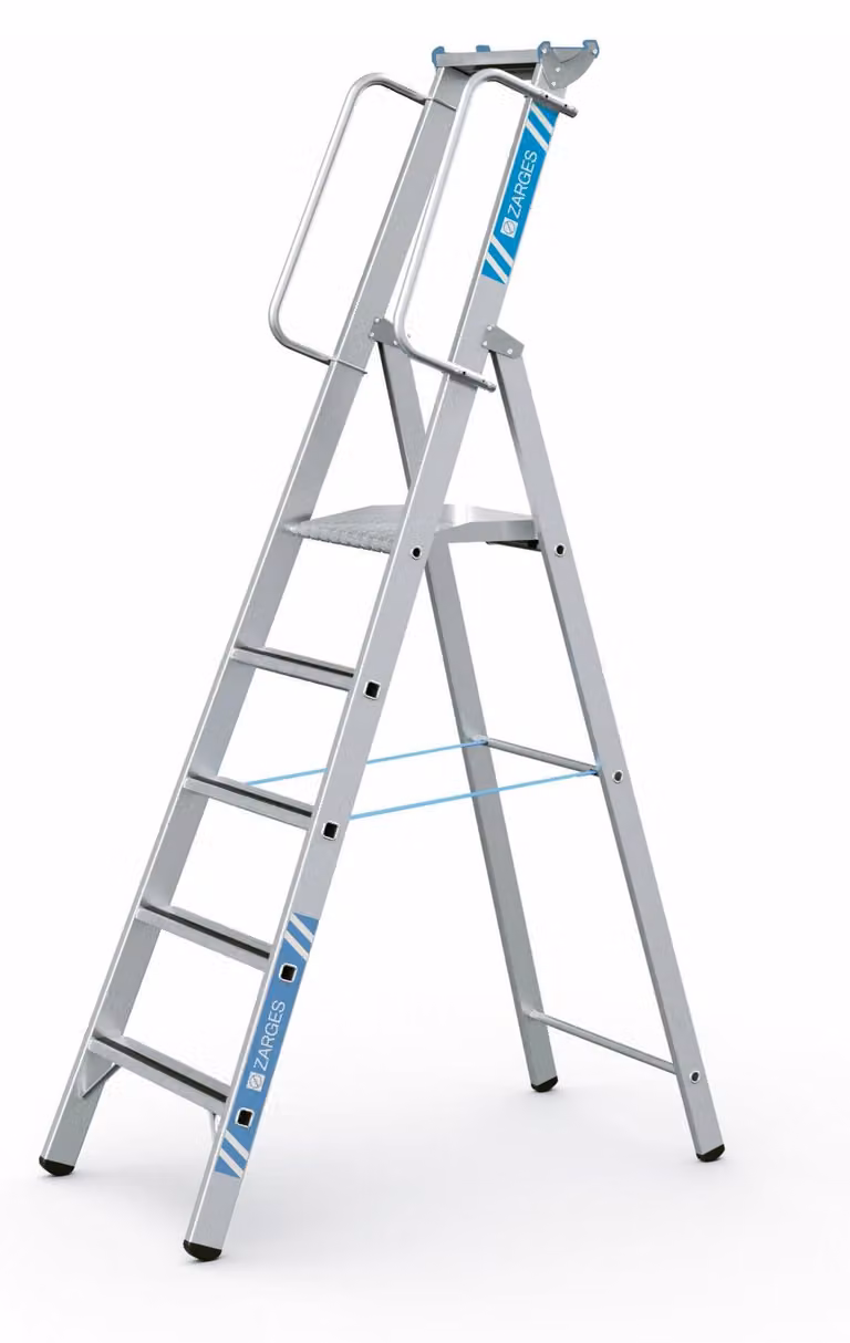 Scaletta LM con piattaforma 5 gradini Z600 41634