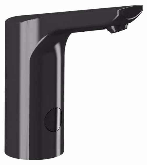 Rubinetto elettronico per lavabo Sapho 6 V CC (4 batterie AA), nero