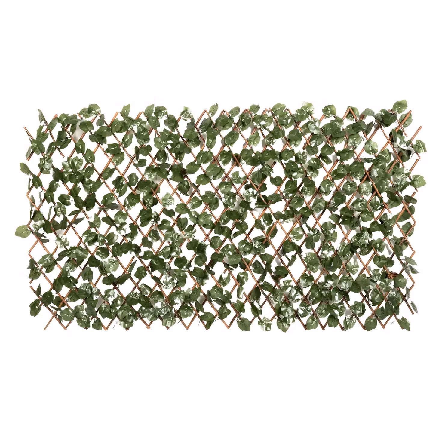 Siepe Artificiale Estensibile con Foglie di Acero Vestiamo Casa Giardino, Verde, H 90 cm x L 180 cm – 1