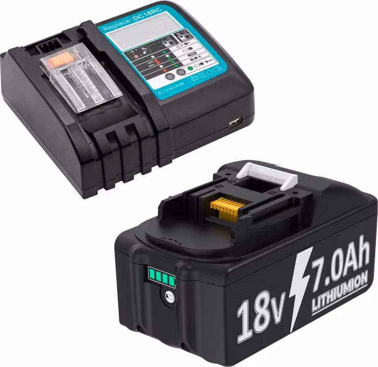 Batteria per Makita, batteria sostitutiva 18V Li-Ion, rosa, compatibile con BL1830/BL1860B per elettroutensili