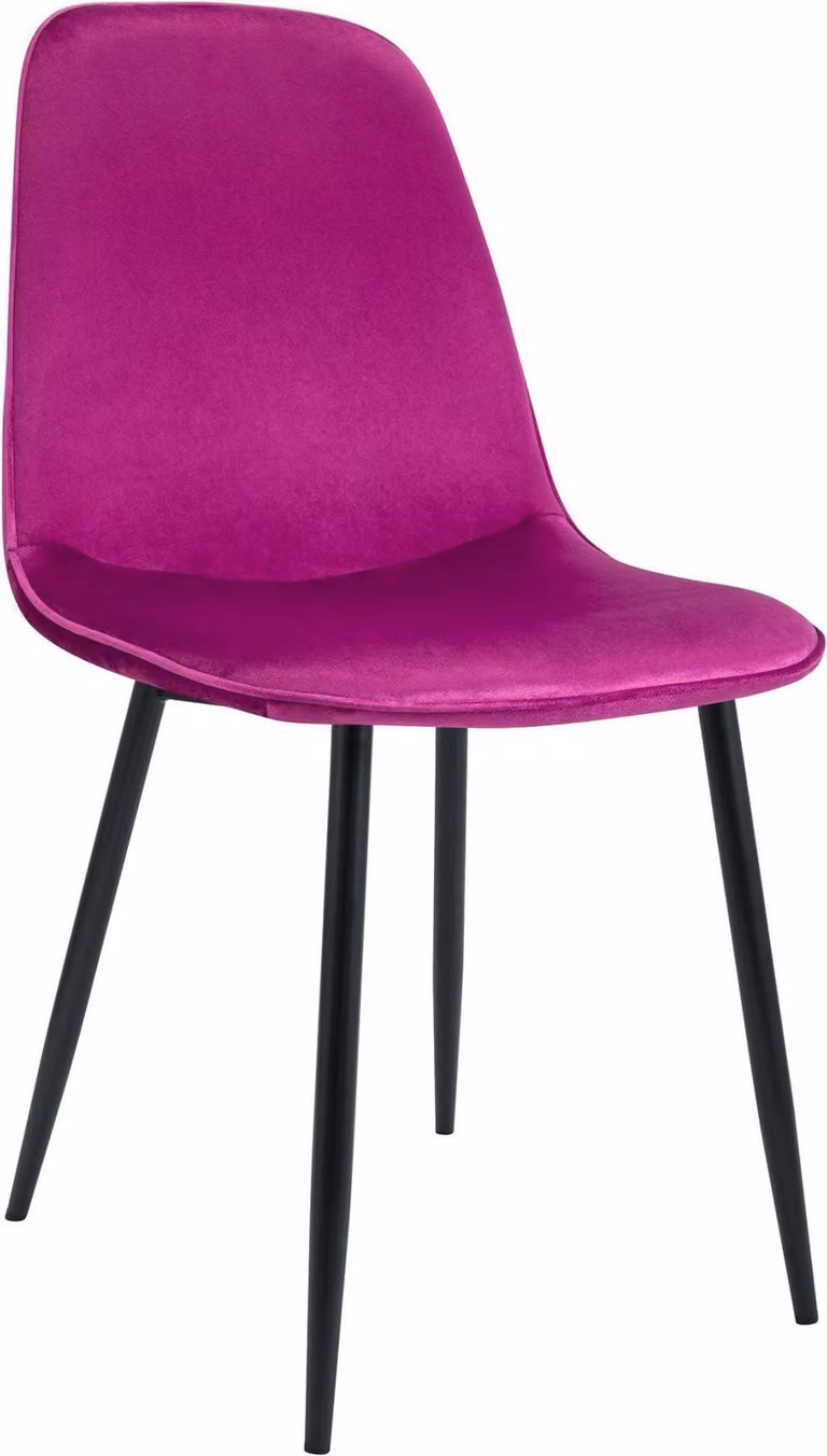 Sedia da pranzo - Sedia da cucina - Elevato comfort di seduta, velluto o tessuto, robusta struttura in metallo