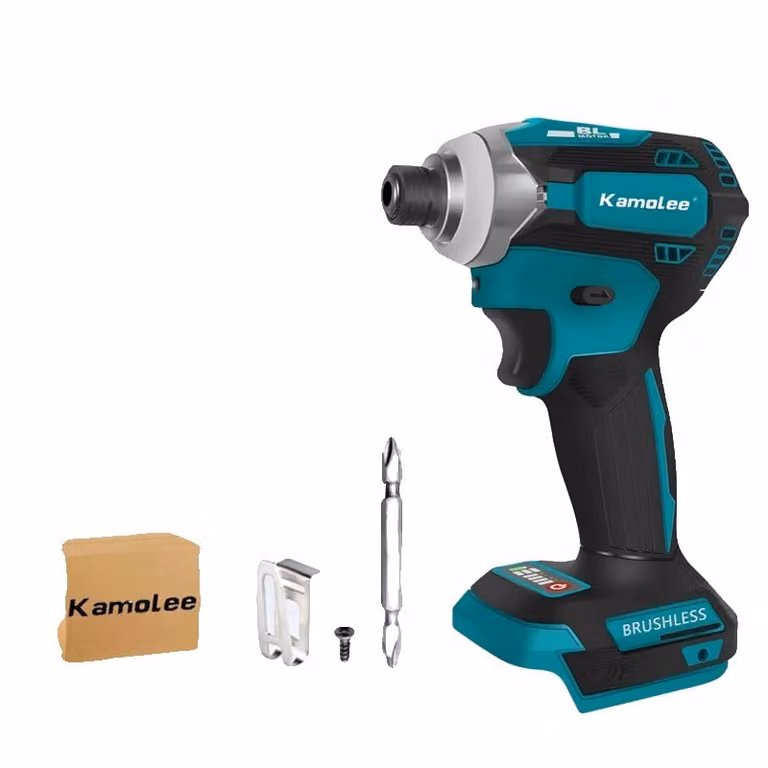 Avvitatore a percussione a batteria, coppia massima 588 Nm, motore brushless, senza confezione della batteria, UE