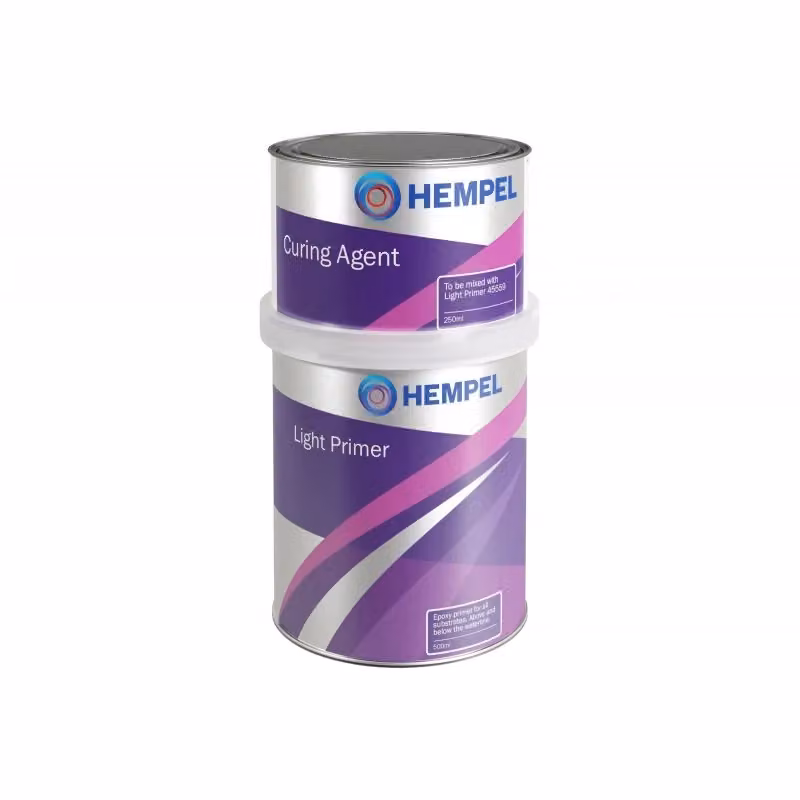 Primer Light Hempel per legno, colore bianco, 2,25 l – 2