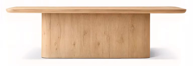 Säulen Couchtisch Holztisch Tische Sofa Beistelltisch 140x71