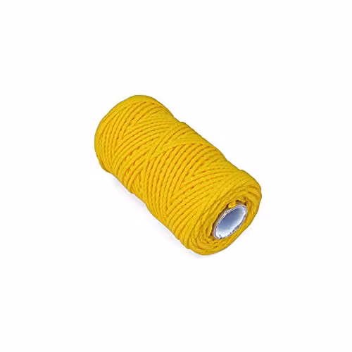 Treccia in polipropilene Diam. 1,8 mm. gialla 50 mt.
