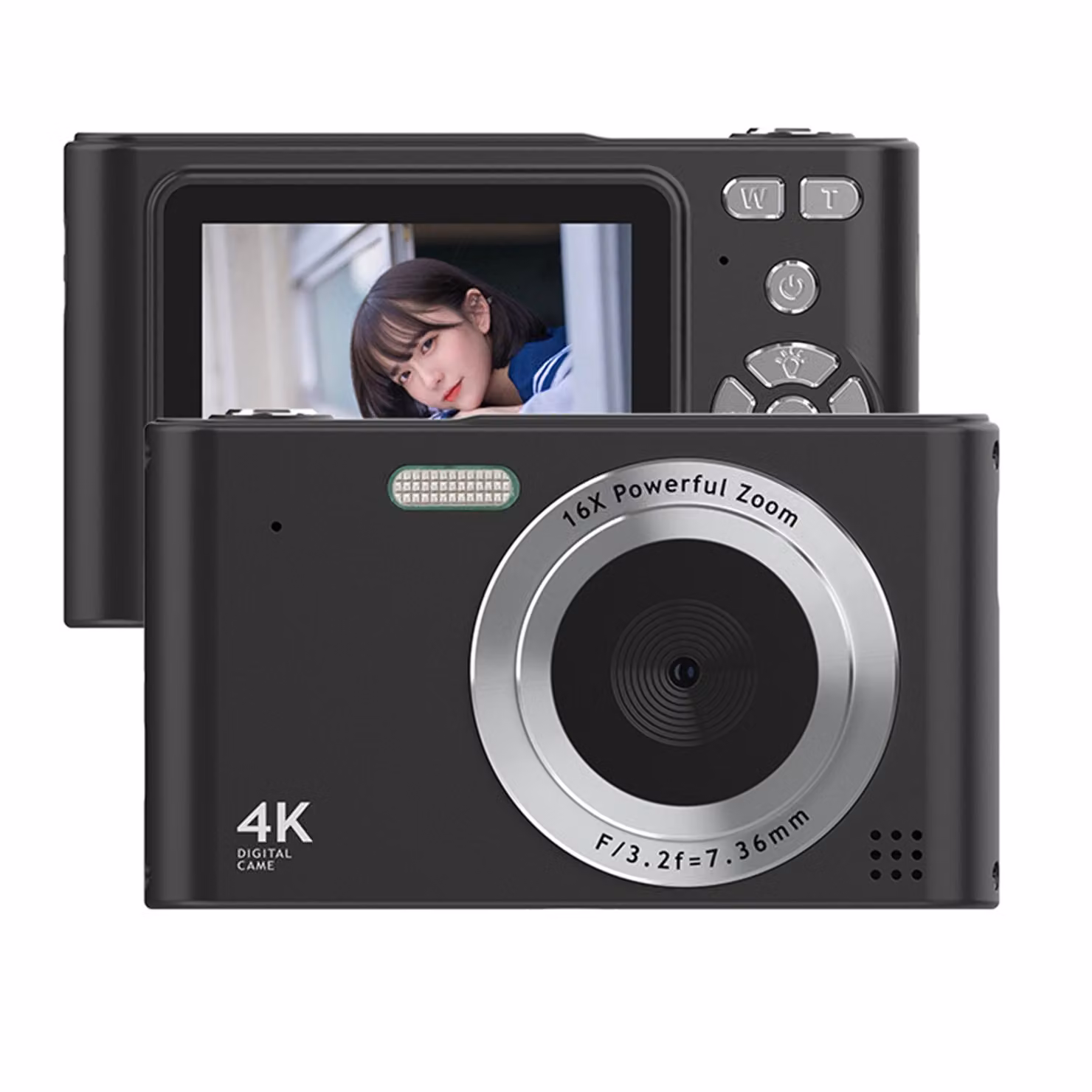 Videocamera digitale, fotocamera per bambini, fotocamera digitale per bambini, fotocamera digitale, fotocamera digitale 4K