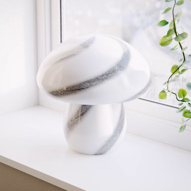 By Rydéns Lampada da tavolo Mira Mushroom, Soggiorno / Sala da pranzo, Vetro, Lampada da tavolo