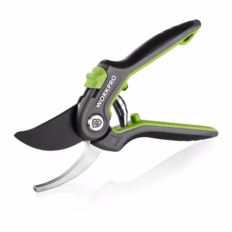 Forbici da giardino WORKPRO Bypass da 210 mm, forbici professionali con lama in SK5 per rami freschi, attrezzo da giardino ideale per innesti, potatura e raccolta