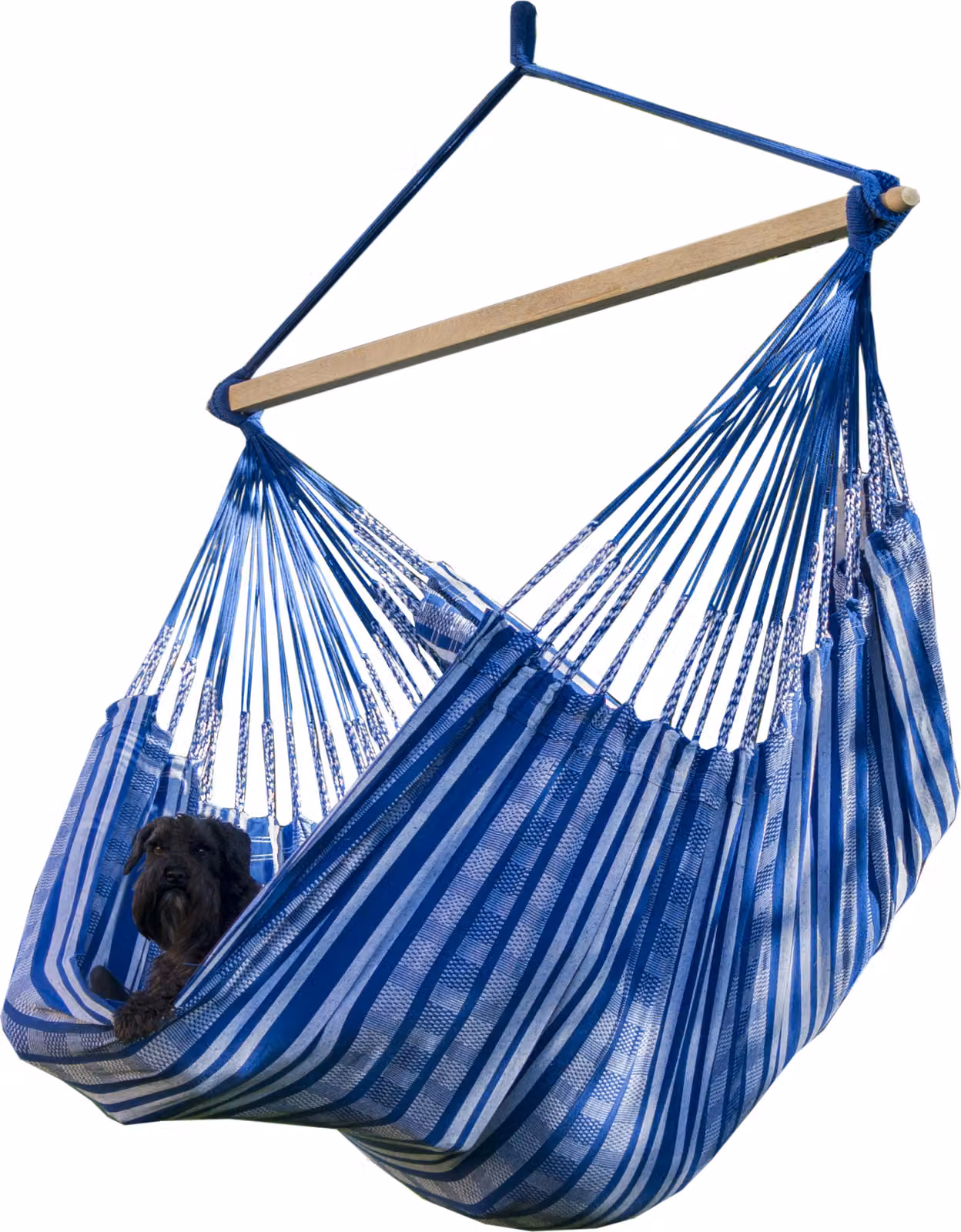 Sedia pensile Potenza 160x115 cm Sedia pensile Pereira L, seduta pensile fino a 130 kg Realizzata a mano in cotone Amaca a dondolo
