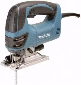 Makita 4350FCTJ Seghetto Alternativo 720W con Velocità Regolabile, 4 Posizioni Pendolo, Base Inclinabile e Valigetta MAKPAC, Nero e Blu