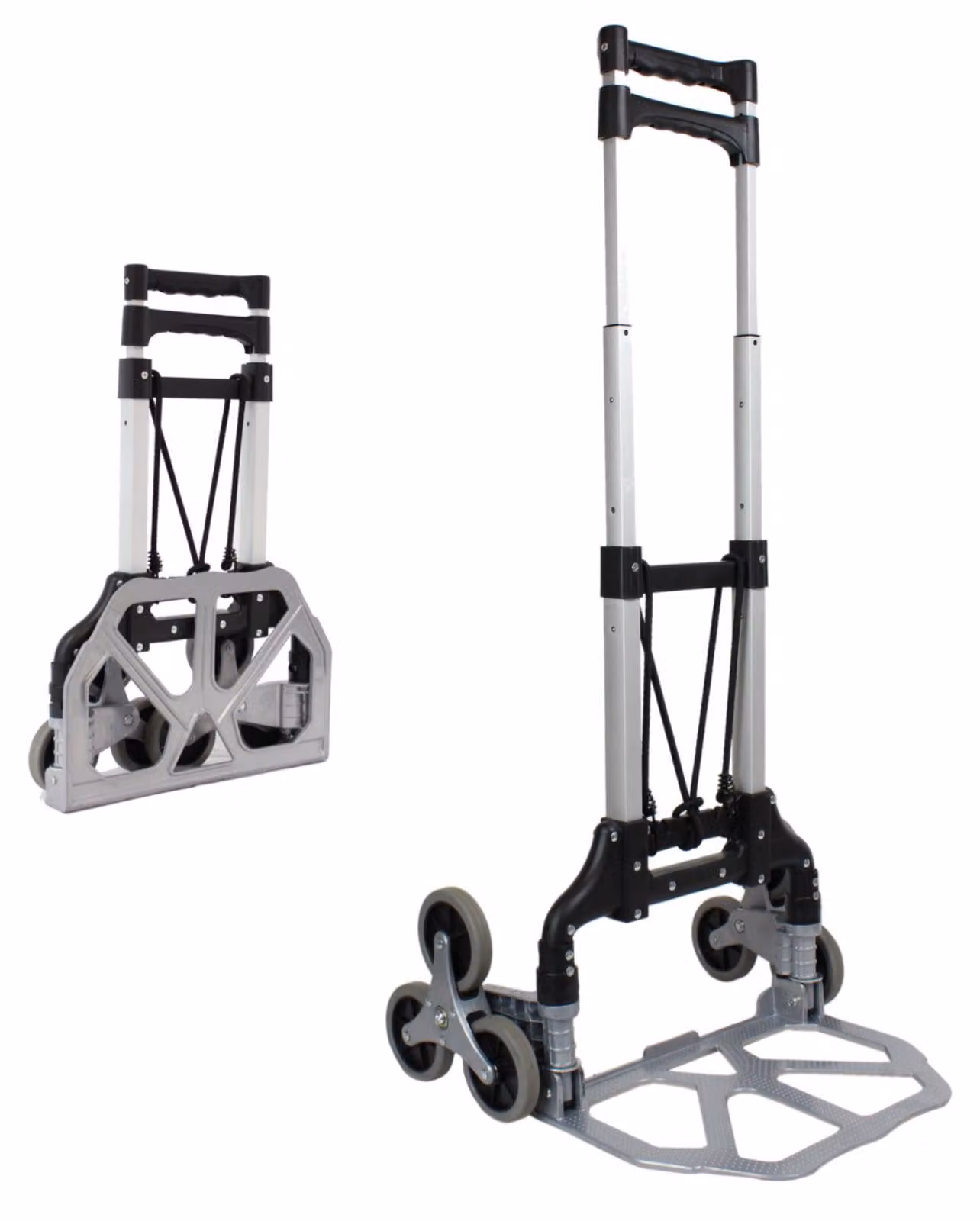 Carrello saliscale pieghevole 70 kg 109 cm in alluminio
