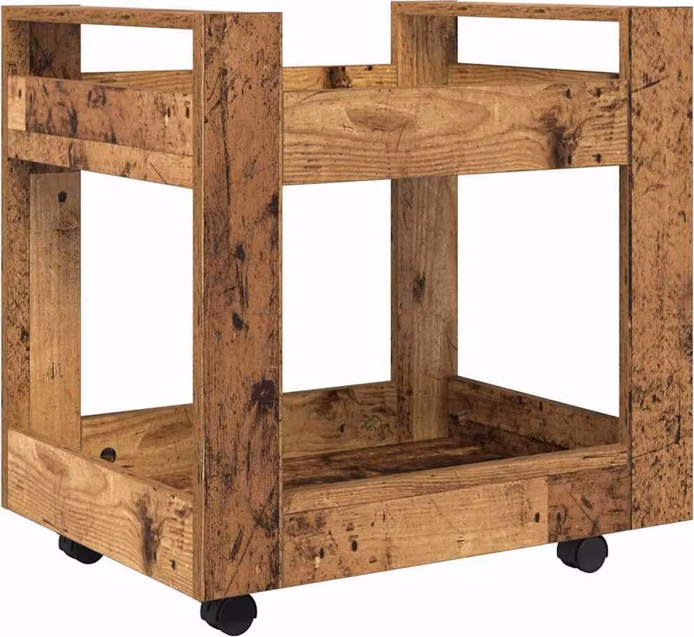 Carrello da Scrivania Legno vecchio 60 x 45 x 60 cm