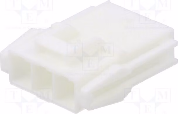 1 connettore a spina: 3 poli maschio, diametro 6,2 mm, contatto a molla, tensione nominale 600V, connettore CC VLR-03V