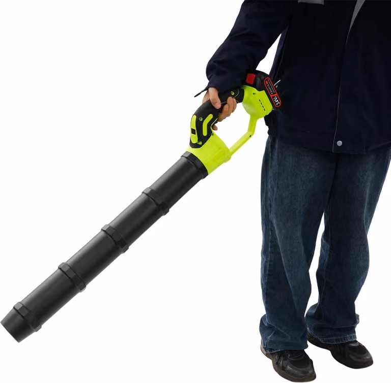 Soffiatore per foglie - Portatile senza fili elettrico - 500 W - 30.000 giri/min - Senza batteria - Per foglie e polvere - SET2
