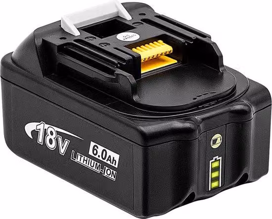 Batteria di ricambio da 18 V 6,0 Ah per utensili elettrici a batteria