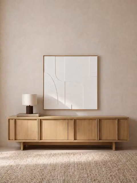 Mobile TV Tides 200 Kenay Home colore beige naturale