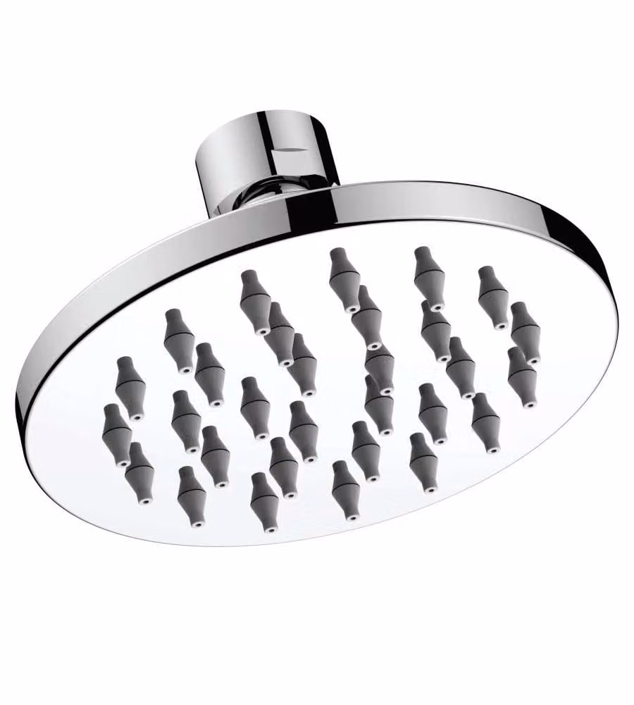 Evia Soffione Tondo Acciaio Inox 304 Cromato Ø 10 cm Anticalcare