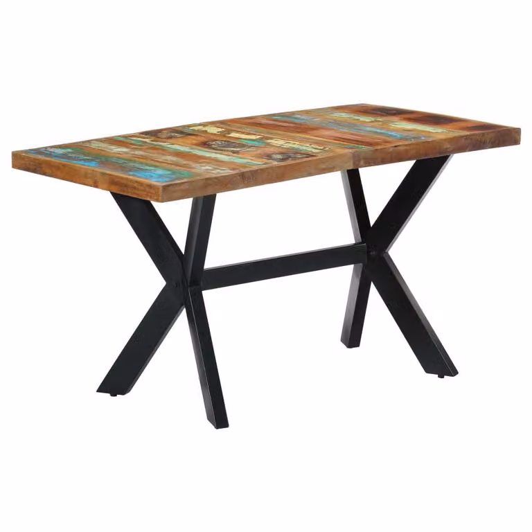Maison Exclusive - Tavolo da pranzo 140x70x75 cm in legno massello di recupero