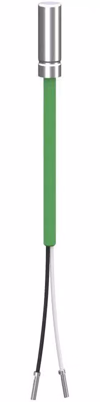 Sensore di temperatura Schneider Electric, Modicon M171/M172, Pt1000, da -50 a +110 °C, IP68, 6x20 mm, custodia in metallo, verde, 3 m TM1STPTTSN62030