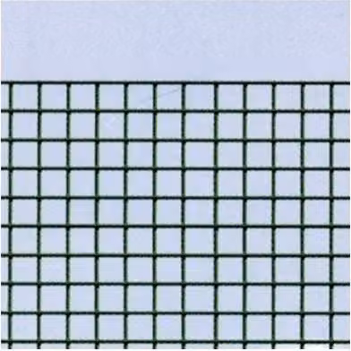 Rete elettrosaldata Esaplax in acciaio plastificato con maglia 12,7x12,7 mm, colore Verde Alpi, H: 150 cm, L: 25 m – 2