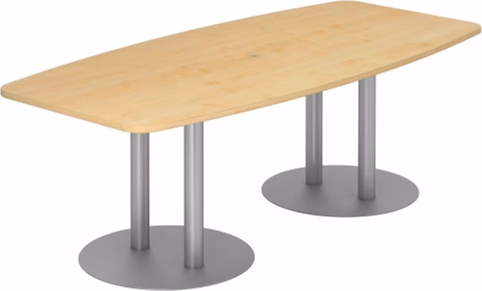 HAMMERBACHER KT22S Konferenztisch ahorn Tonnenform