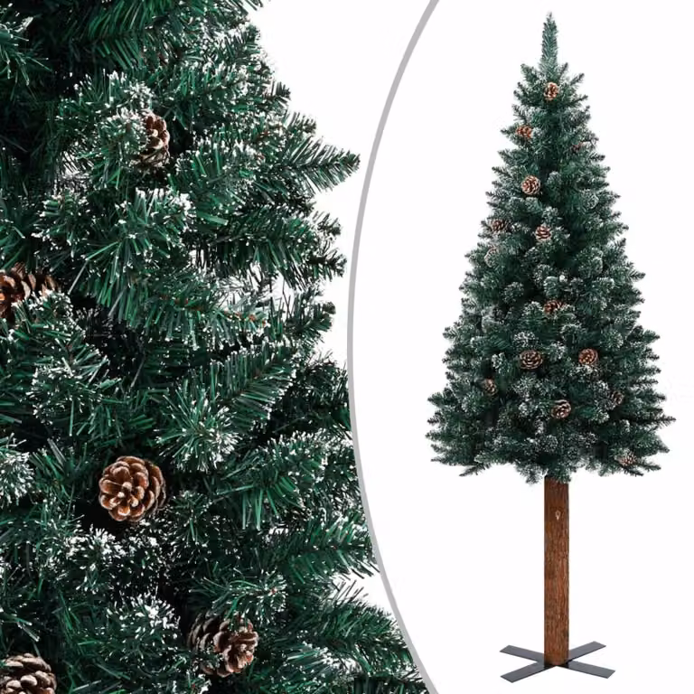 Albero di Natale - Albero di Natale artificiale - Albero di Natale decorativo - Albero artificiale - Albero per le feste - Design elegante - Altezza 210 cm