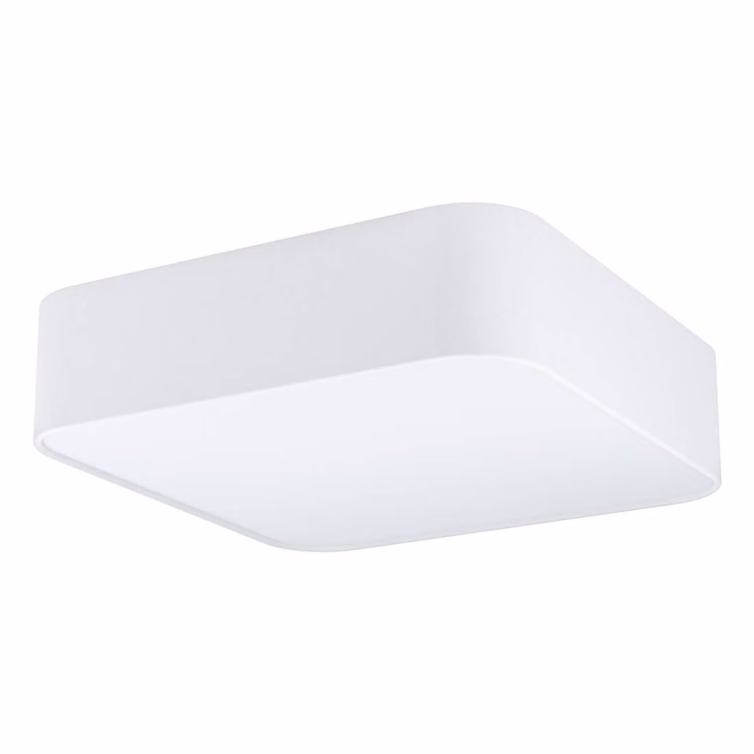 Plafoniera Contemporanea Pasteri Square 5 Luci Acciaio Bianco