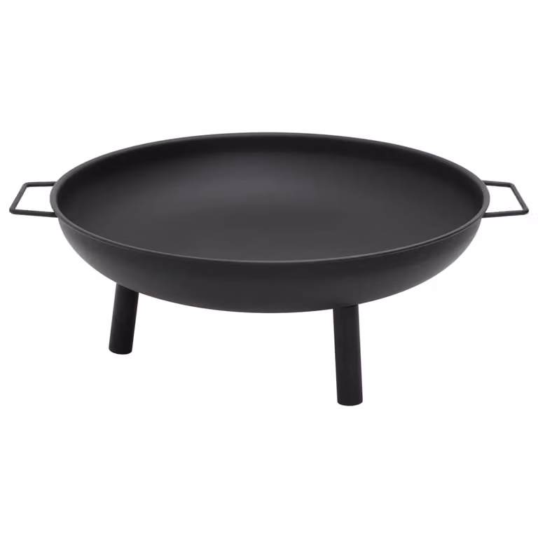 The Living Store ciotola da fuoco 67,5x58x22,5 cm in acciaio