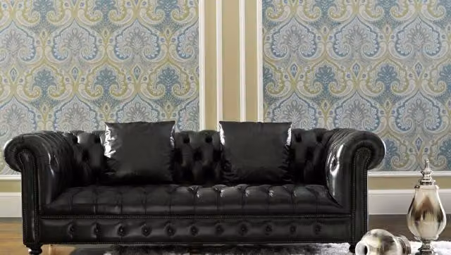 Chesterfield William Couch Sofa Polster 3 Sitz Klassische Couchen Leder