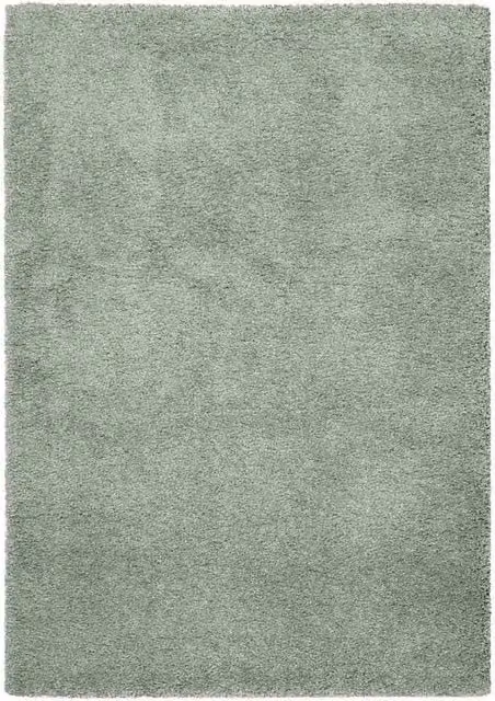 Tappeto FEEL VERDE cm.240x340 tinta unita moderno, pelo morbido resistente e lavabile in lavatrice