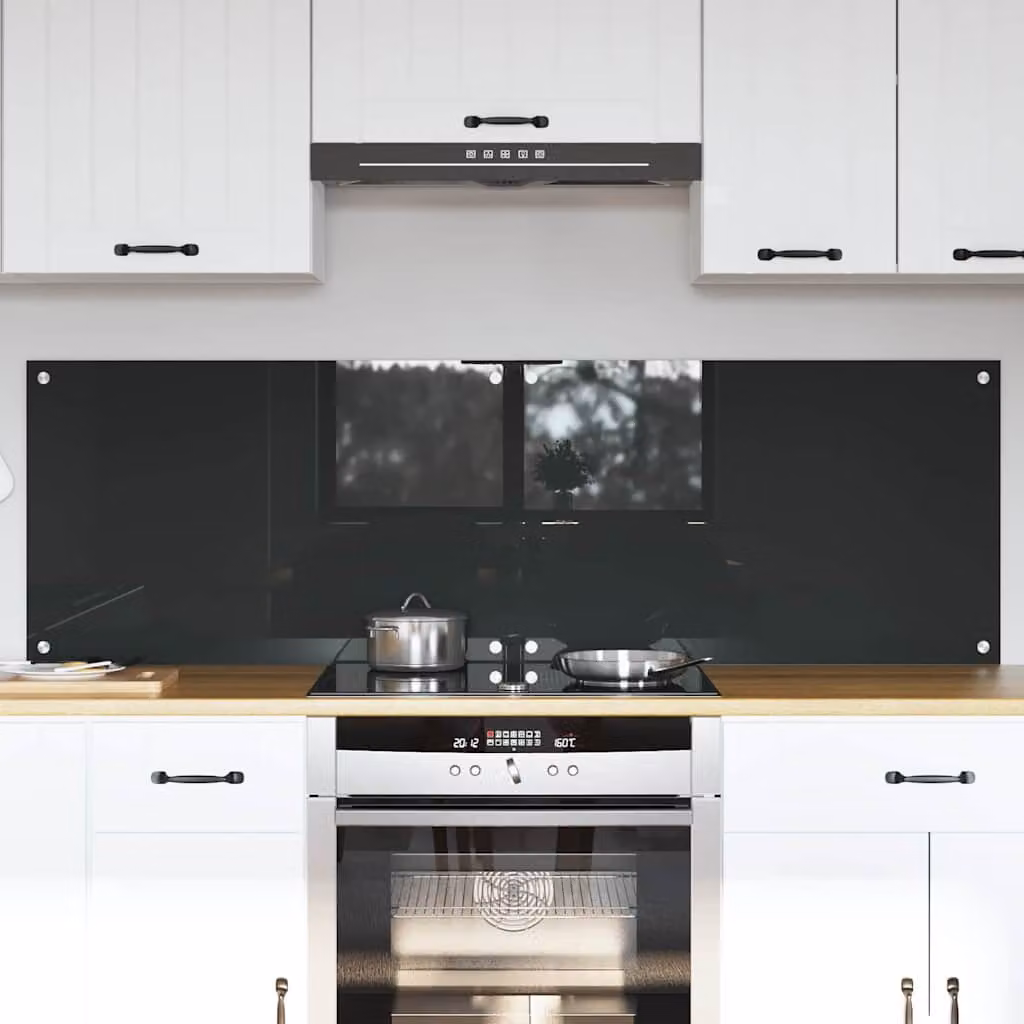Set di 2 schienali da cucina vidaXL colore grigio, L: 80 cm, P: 50 cm