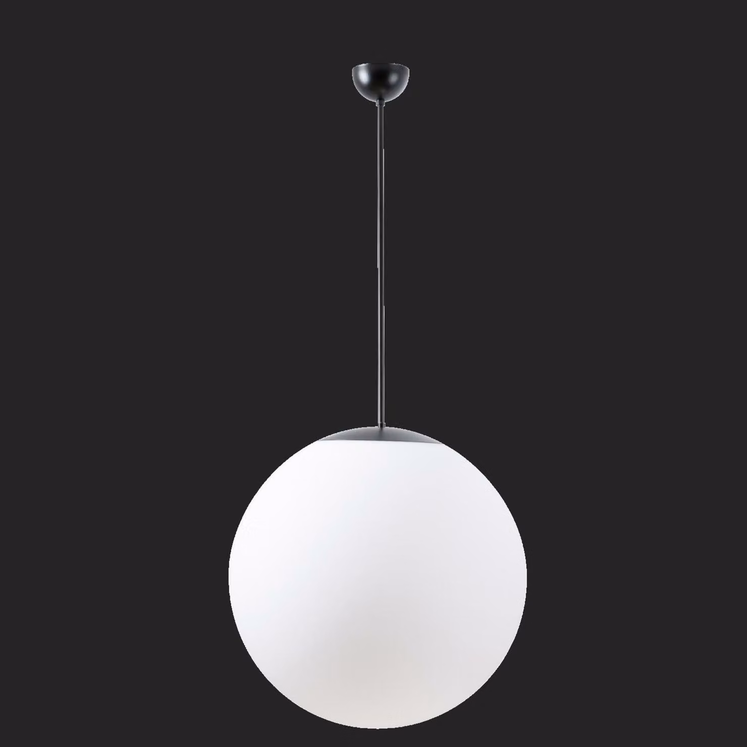 OSMONT ISI70527 ISIS P4 PM-M apparecchio a sospensione in plastica nero/bianco IP40 4000 K 41W LED combinazione di emergenza 3 h
