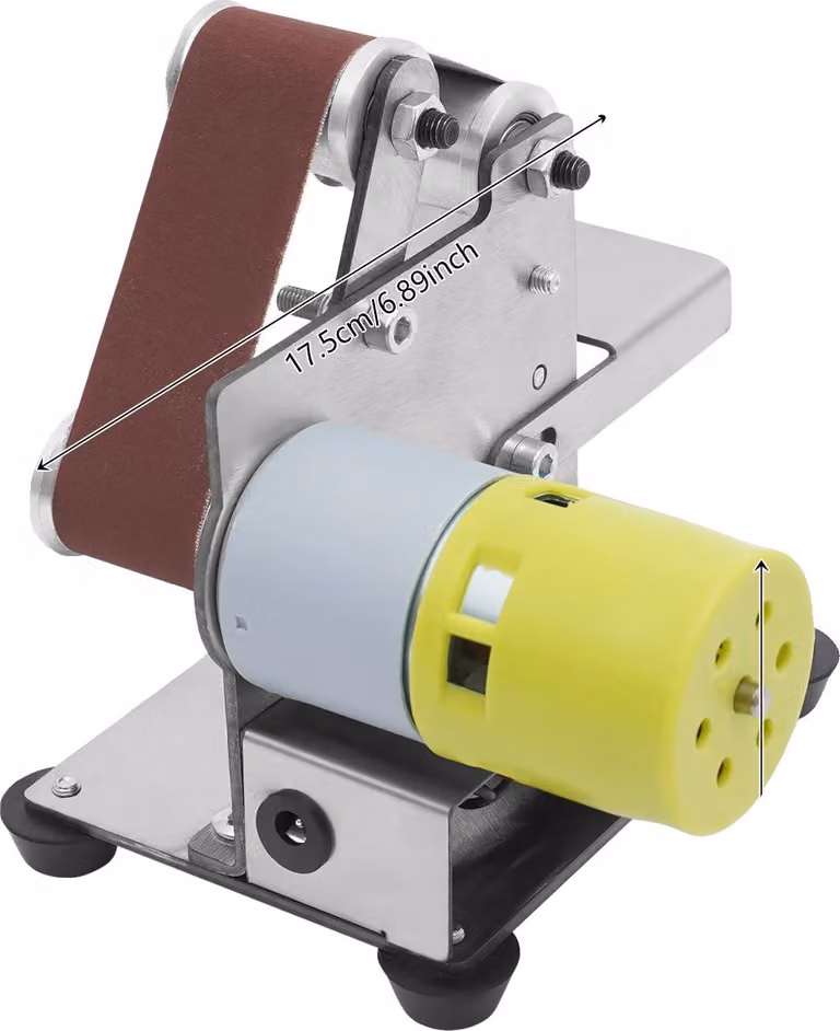 Mini smerigliatrice, velocità regolabile, design compatto, colore argento