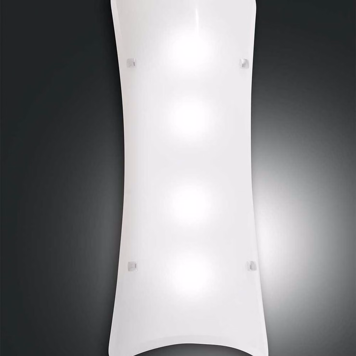 Fabas Luce lampada da soffitto classica Milton Bianca