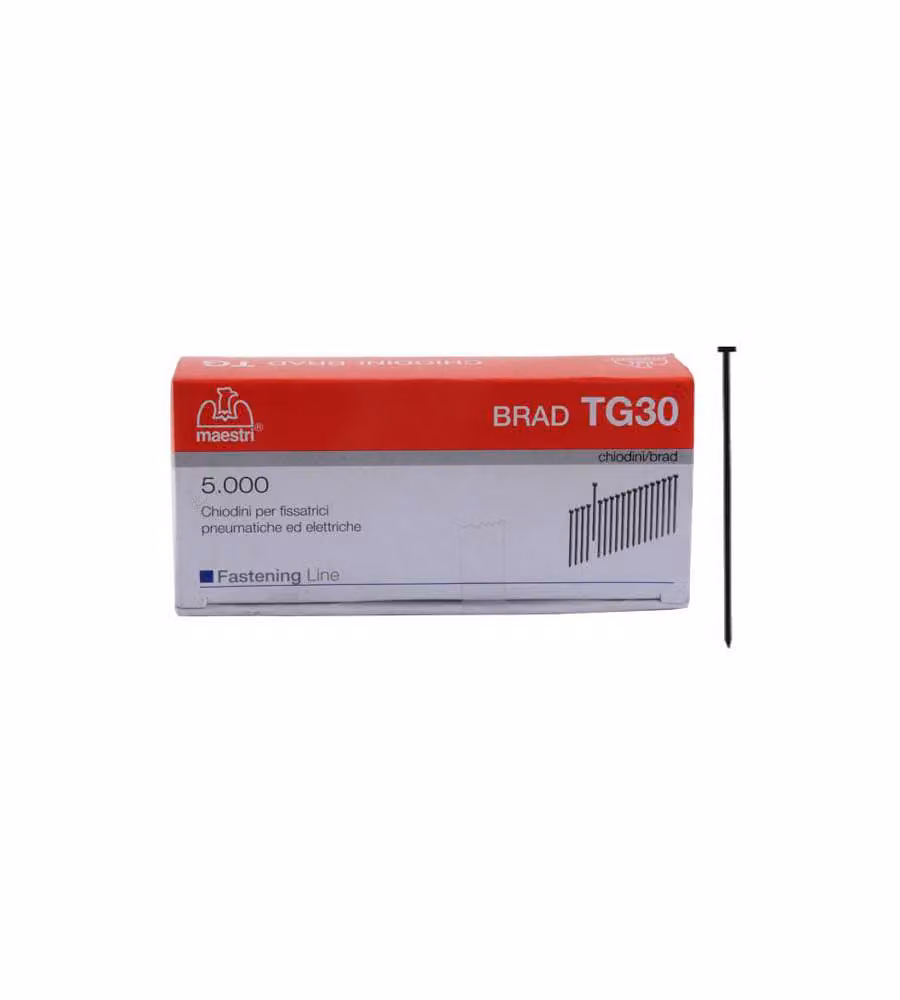 Chiodi Mm 30 Pz  5000 Testa Groppino Tg/30 Maestri