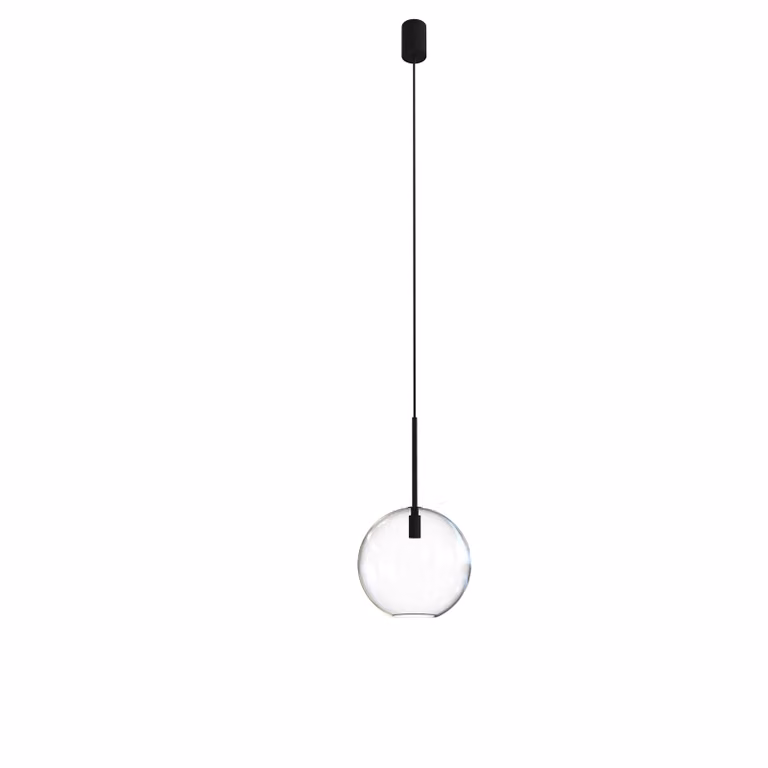 Lampadario SPHERE nero 1xE27x40W in vetro, dimensioni: 130x20x20 cm, IP20, Nowodvorski Lighting