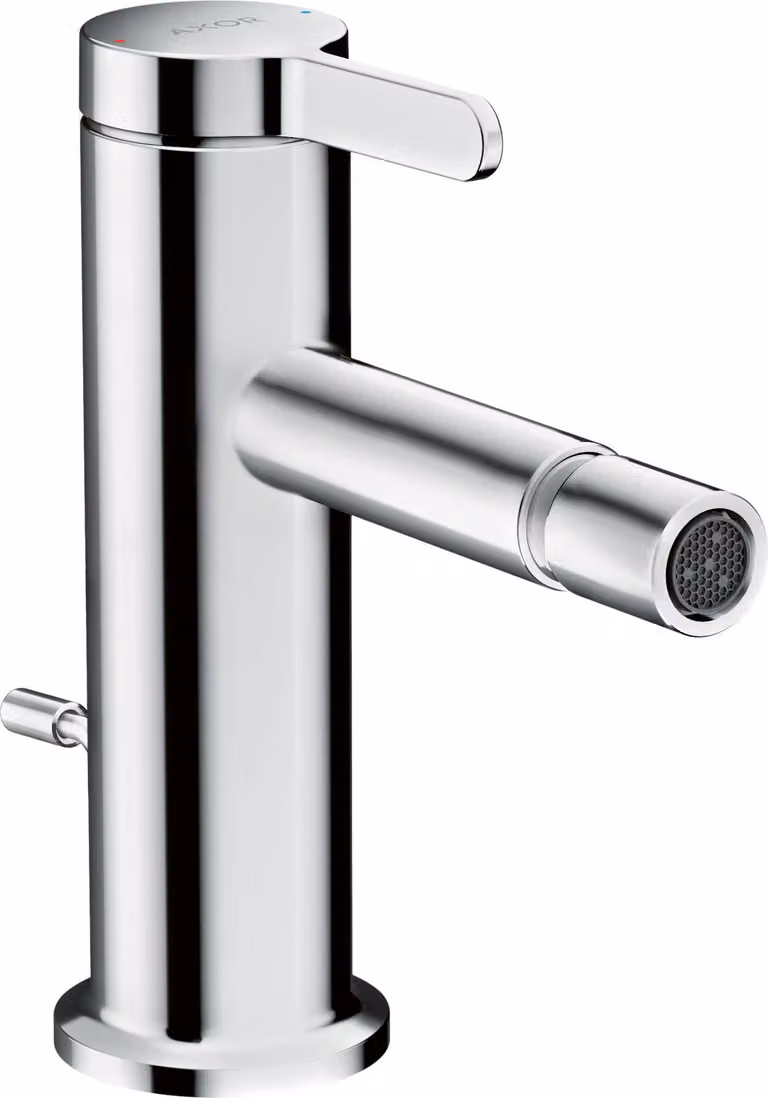hansgrohe AXOR One Mitigeur monocommandé pour bidet avec vidage à tirette, saillie 113mm, 48210000, 48210000