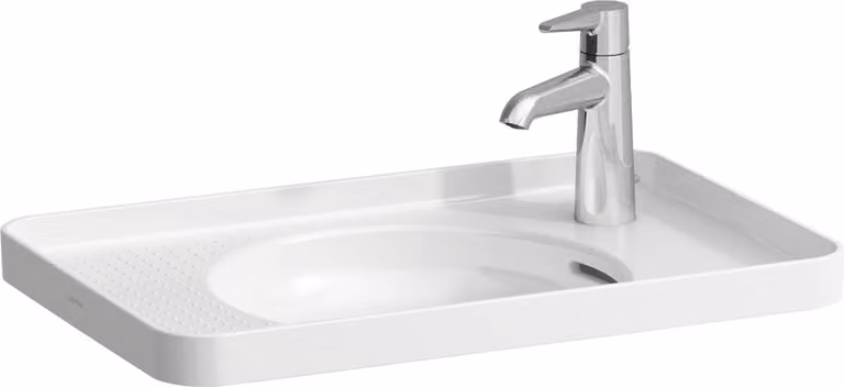 LAUFEN VAL lavabo encastré, sans trou pour robinet, avec trop-plein, 550x360mm, H8172817571091, H8172817571091