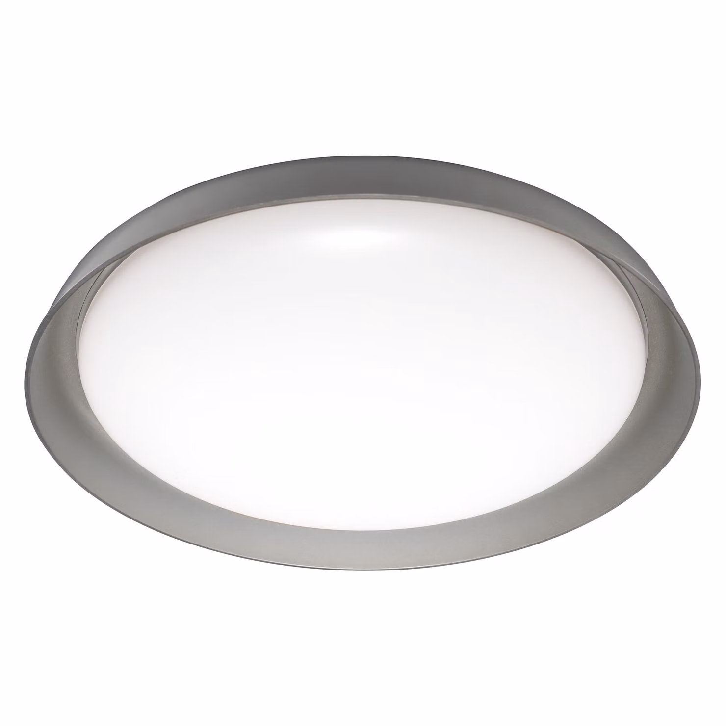Ledvance LED Smart+ parete e soffitto Orbis Plate Grey Ø43cm 24W 2500lm 3000K-6500K Dimmerabile App Google Alexa WiFi