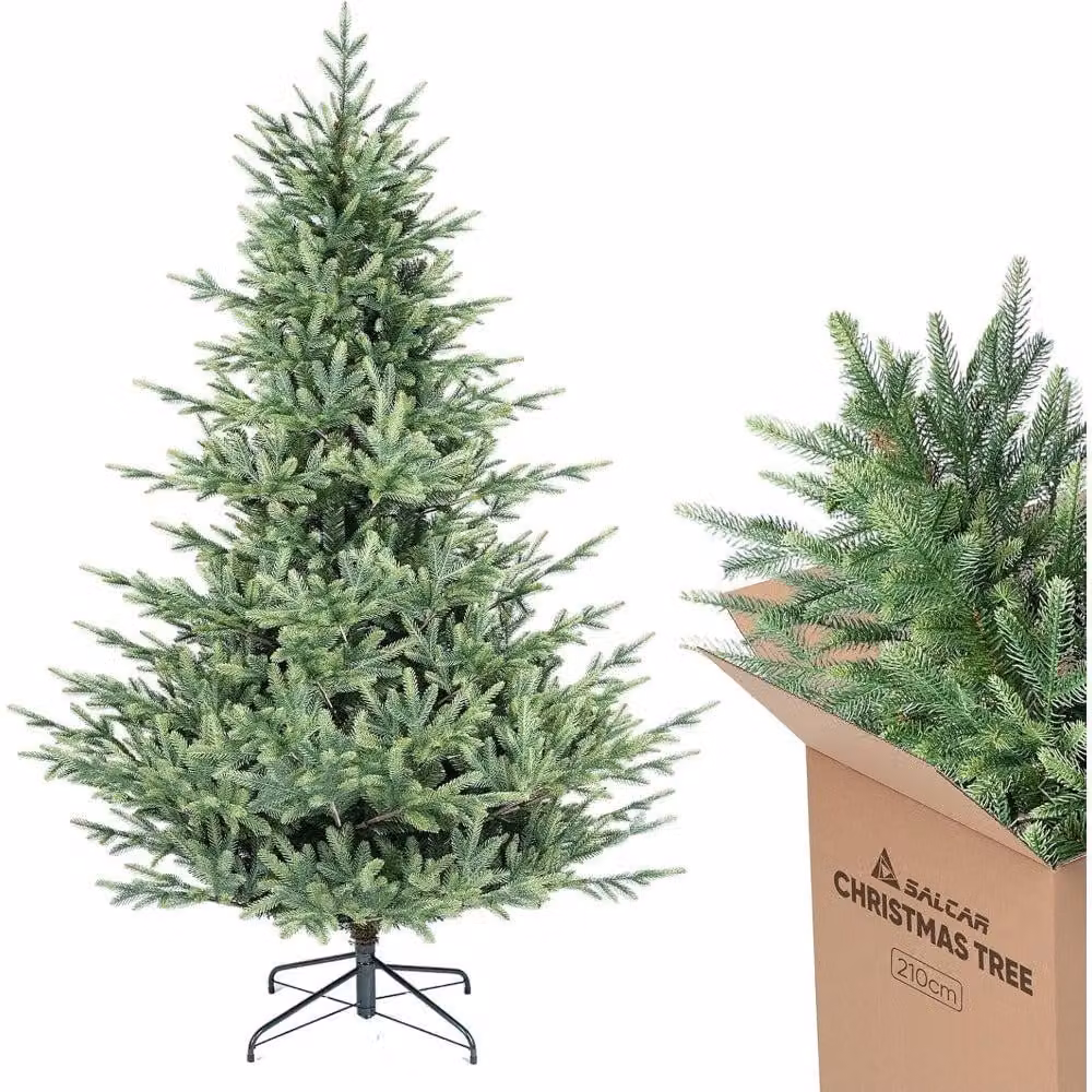 Albero di Natale artificiale - Albero finto - Decorazioni natalizie - Abete - Ramo di Natale - Altezza: 150 cm