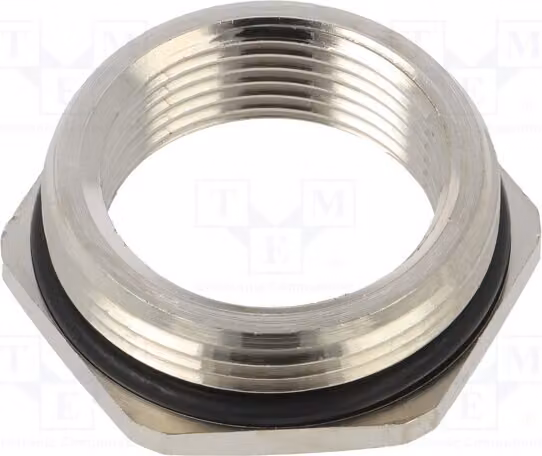 1 x Riduttore di filettatura per filetto interno: M20, filetto esterno: M25. Codice: 1.078.2520.50. Riduttori