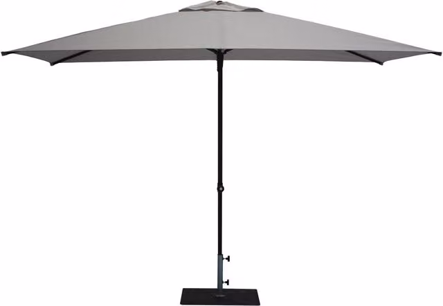 Ombrellone da Giardino 3x2 m Palo Ø38 mm in Alluminio Tessuto Olefin Trend Grigio
