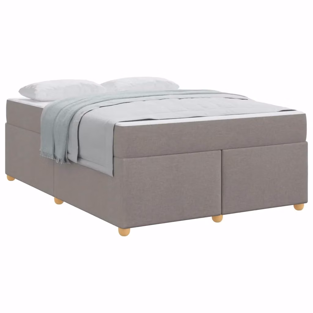 Struttura letto imbottita Talpa vidaXL in tessuto beige o grigio L/P/H: 200 x 160 x 66 cm – 2