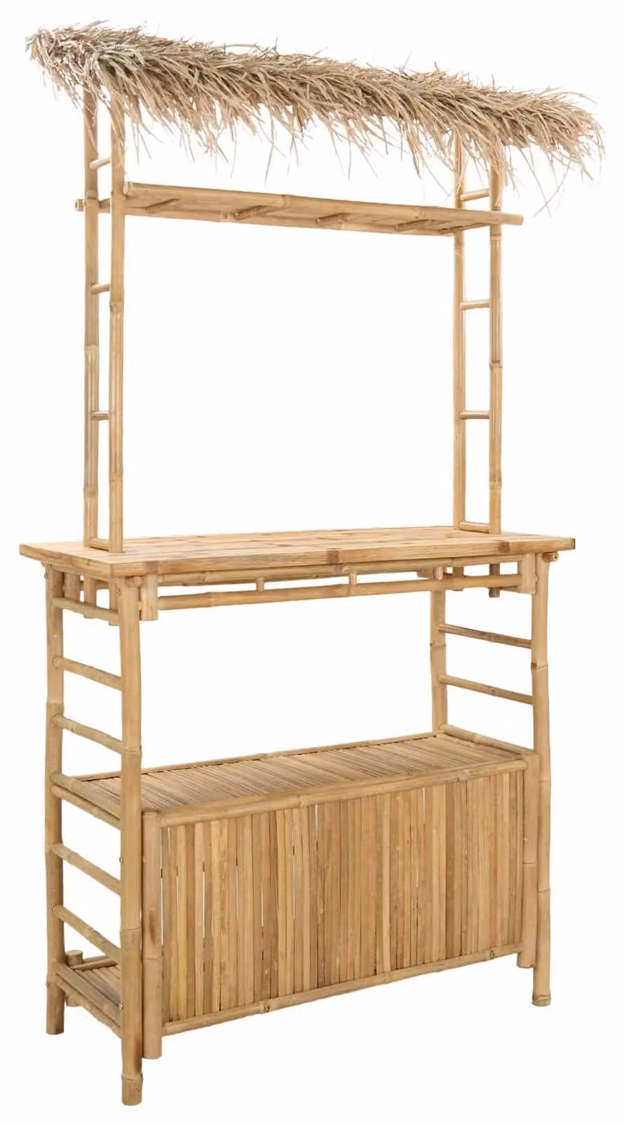 Tavolo da bar da esterno Naturale 110 x 50 x 209 cm Bambù