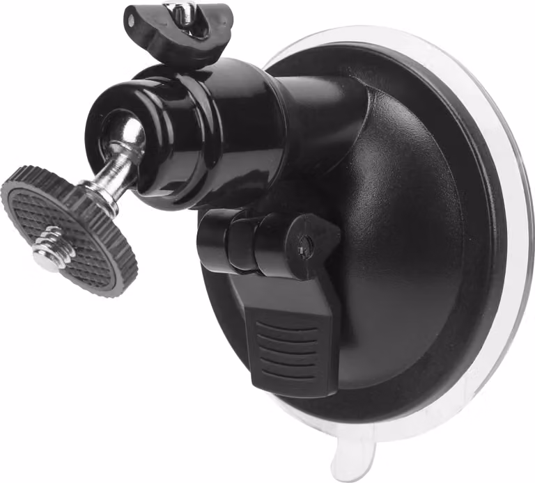 Supporto a ventosa, supporto a ventosa per treppiede da auto, supporto universale a ventosa per treppiede, adattatore per montaggio GPS da auto, supporto a ventosa per videocamera regolabile, accessori per videocamera