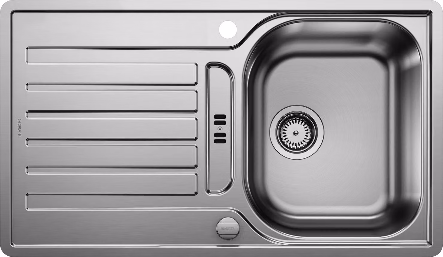 Lavello Blanco LANTOS 45 S-IF 860 x 500 mm in acciaio inox spazzolato 519717