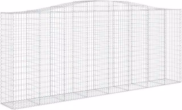 Cesto Gabbione ad Arco 400x50x160/180 cm Ferro Zincato