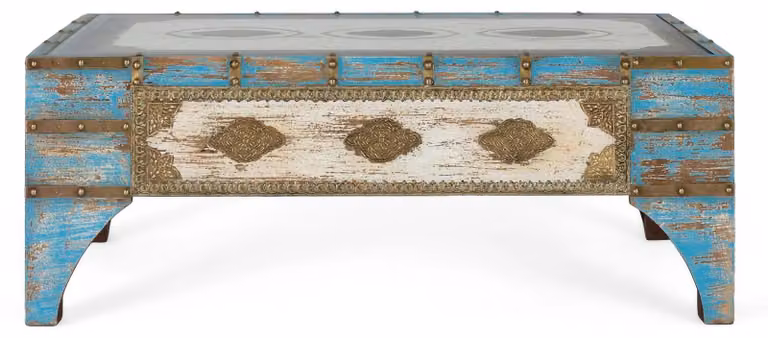 Divano Imola in legno di mango, 46 cm x 120 cm x 70 cm Giner y Colomer