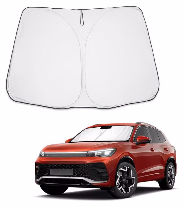 Copertura per parabrezza per VW Tiguan 3, modelli 2024 e 2025, parasole pieghevole, protezione dai raggi UV e dal calore